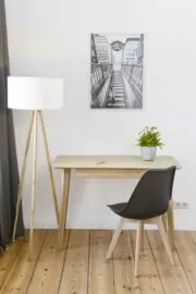 View of bedroom in Studio apartment OTA-Berlin