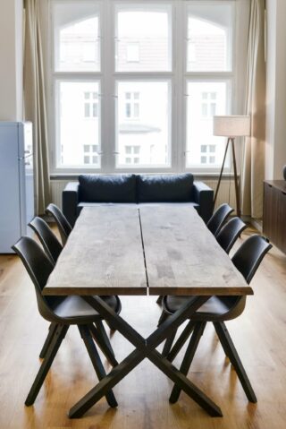 kitchen view in family apartment OTA-Berlin