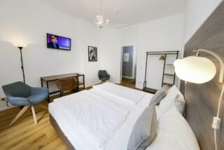 bedroom in family apartment OTA-Berlin
