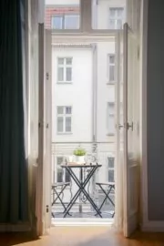 balcony of family plus apartment OTA-Berlin