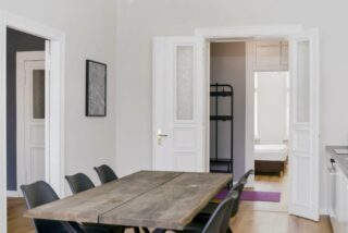 kitchen view in family apartment OTA-Berlin